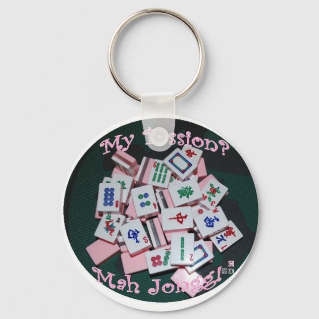 Chaveiro mah jongg key chain (Frente)