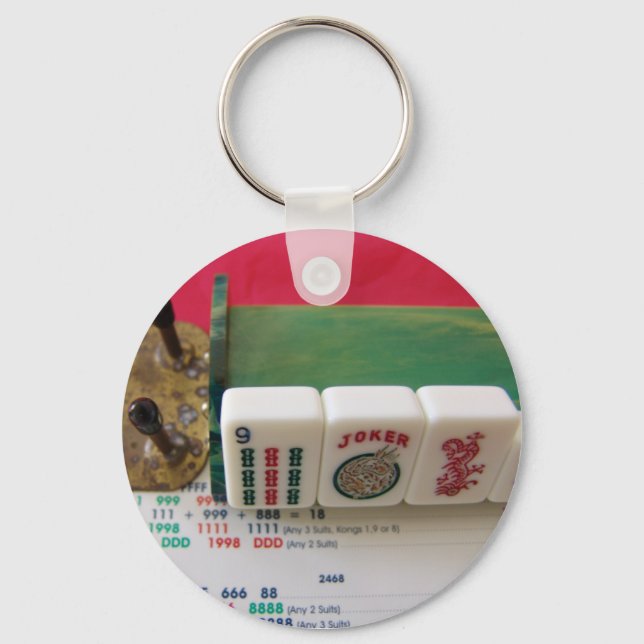 Chaveiro Mah-jongg qualquer um (Frente)