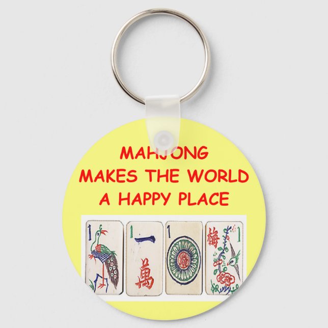 Chaveiro mahjong (Frente)