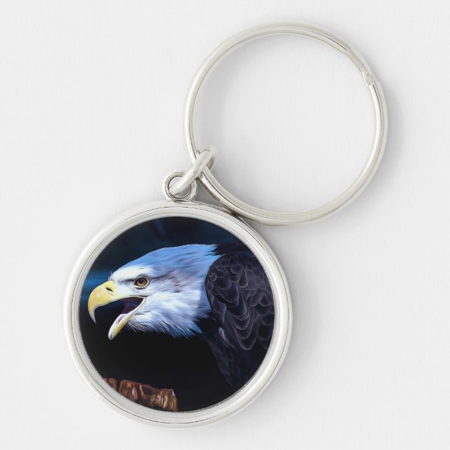 Chaveiro Maiestoso Bald Eagle (Frente)
