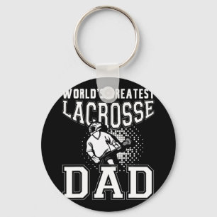 Chaveiro Maior Pai de Lacrosse do Mundo Lax Sticks Lacrosse