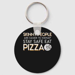 Chaveiro Mais fáceis magros do amante da pizza sequestram