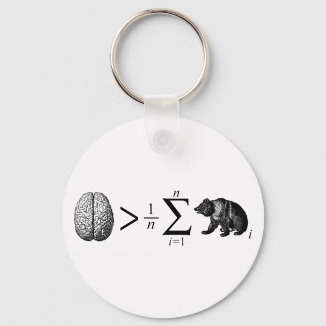 Chaveiro Mais Inteligente Que O Urso Médio (Frente)