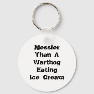 Chaveiro Mais messier do que um Warthog que come o gelado