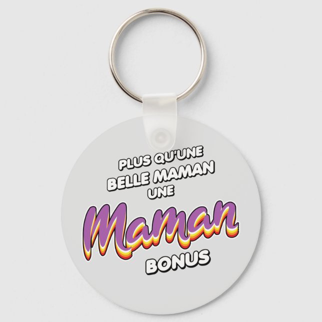 Chaveiro Mais o bônus da unbelle maman une maman (Frente)