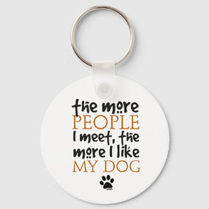 Chaveiro Mais pessoas eu encontro mais que eu gosto de meu