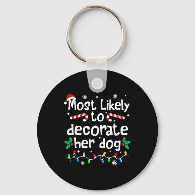 Chaveiro Mais Propensa a Decorar seu Cachorro com Roupas de (Frente)
