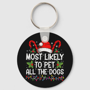 Chaveiro Mais Propenso a Acariciar Todos os Cães Natal Dive