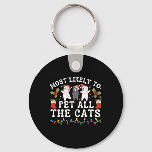 Chaveiro Mais Propenso a Acariciar Todos os Gatos Fofos Nat