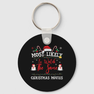 Chaveiro Mais Propenso a Assistir os Mesmos Filmes de Natal