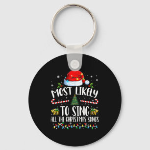 Chaveiro Mais Propenso a Cantar Todas as Músicas de Natal F