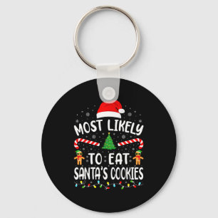 Chaveiro Mais Propenso a Comer os Biscoitos do Papai Noel F