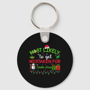 Chaveiro Mais propenso a confundir o Papai Noel