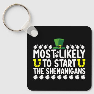 Chaveiro Mais Propenso a Iniciar as Travessuras St Patricks