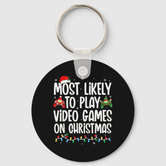 Chaveiro Mais Propenso a Jogar Videojogos no Natal