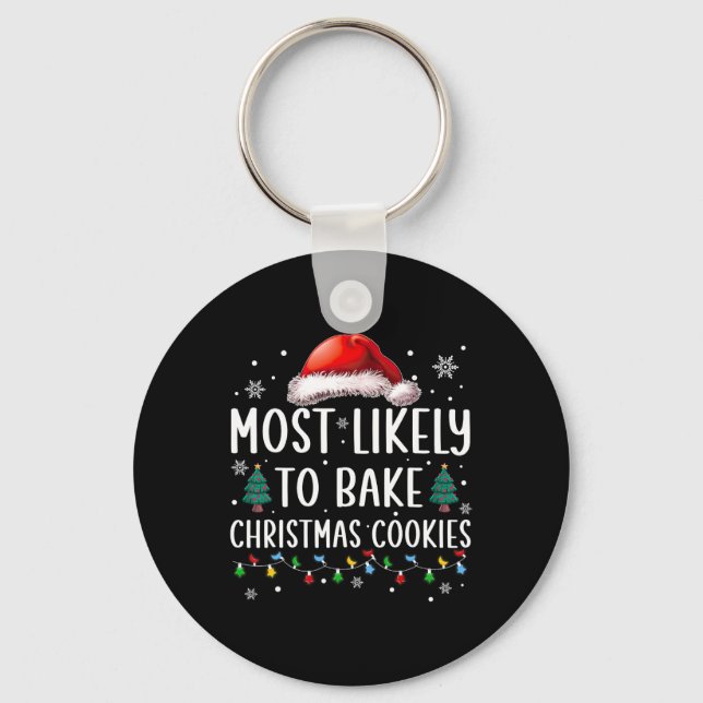 Chaveiro Mais Provável A Assar De Biscoitos De Natal (Frente)