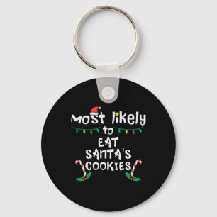 Chaveiro Mais Provável Coma Fama Natal Do Santas Cookie