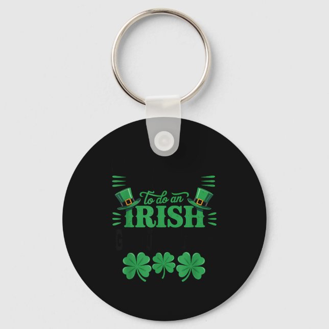 Chaveiro Mais provável de fazer um adeus irlandês engraçado (Frente)
