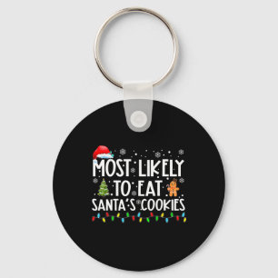 Chaveiro Mais Provável Para Comer Cookies De Papai noel Div