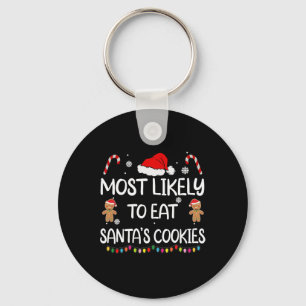 Chaveiro Mais Provável Para Comer O Natal Da Família Santas
