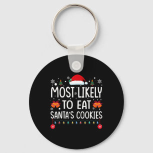 Chaveiro Mais Provável Para Comer O Natal Da Família Santas