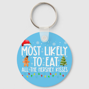 Chaveiro Mais Provável Para Comer Todo O Hershey Beija O Xm