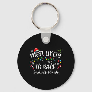 Chaveiro Mais Provável Para Correr O Natal Da Família Sleig