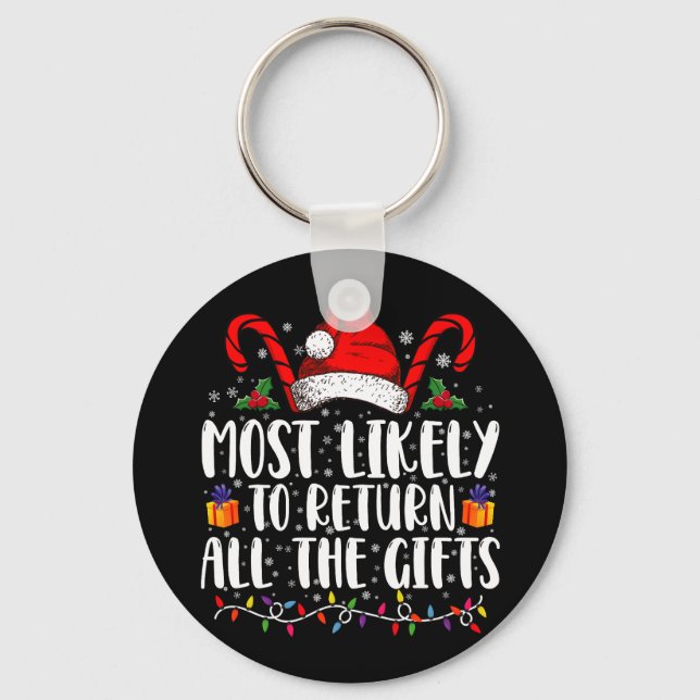 Chaveiro Mais Provável Para Devolver Todos Os Presentes De  (Frente)