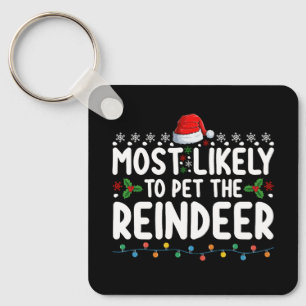Chaveiro Mais Provável Para Pet The Reindeer Natal Holiday