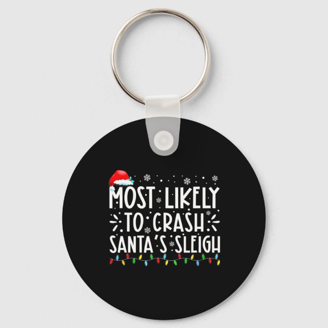 Chaveiro Mais Provável Para Travar Papais noeis De Sleigh F (Frente)