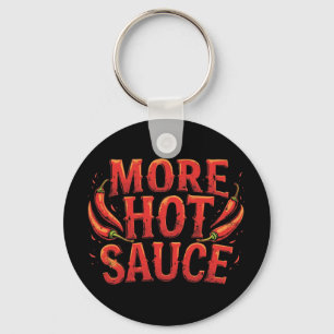 Chaveiro Mais sabor picante com molho picante sobre Comida