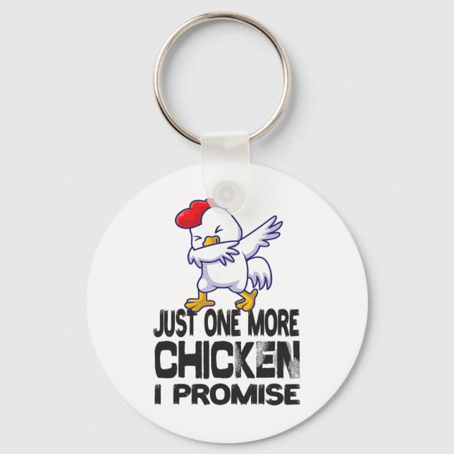 Chaveiro Mais Um Frango Eu Prometo Frango Dab Dabbin (Frente)