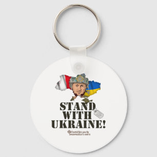 Chaveiro Malta Apoie a Ucrânia Zelensky Dog Tag Bandeira De