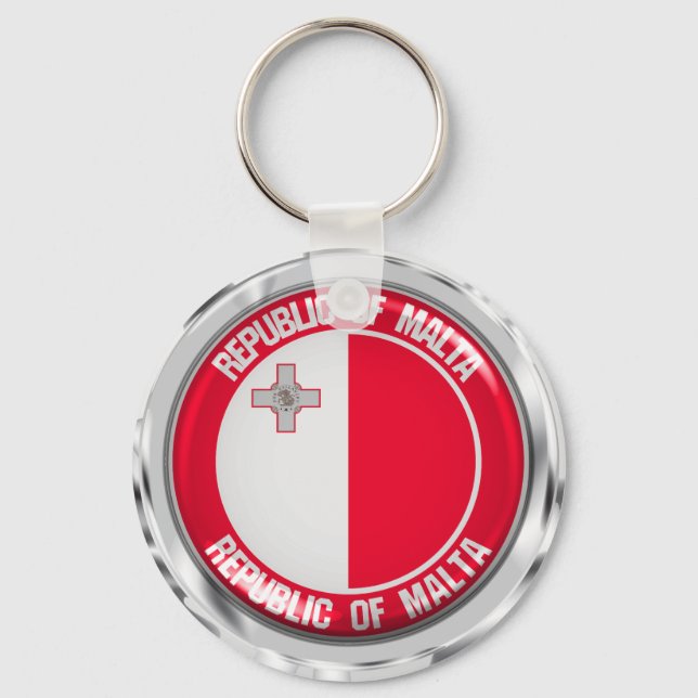 Chaveiro Malta Round Emblem (Frente)