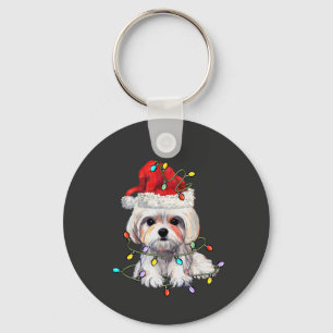 Chaveiro Maltês - Natal, Xmas Maltês - Cão Maltês