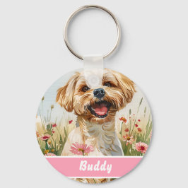 Chaveiro Maltese Dog Tag – Custom Info