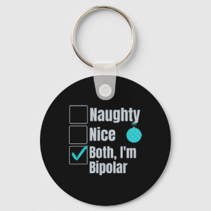 Chaveiro Maluco Legal Estou Bipolar Divertido Natal Saúde M