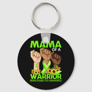 Chaveiro Mama De Mão De Um Guerreiro Cérebro Dificulta