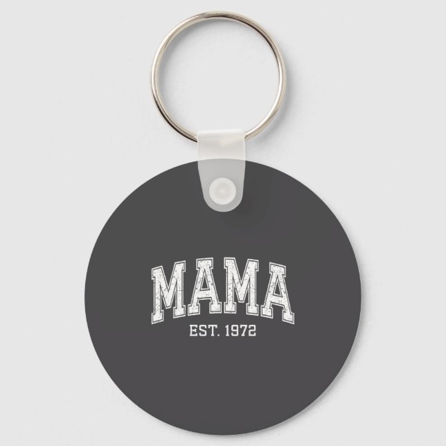 Chaveiro Mama Est 1972 Mom D Mothers Day Ized  (Frente)
