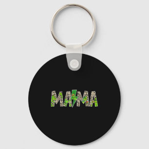 Chaveiro Mama Leopardo Retro Mãe Babá Avó Dia das Mães