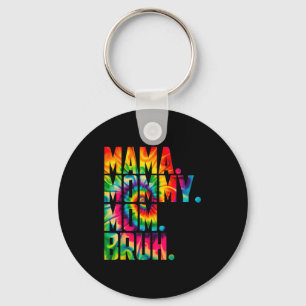 Chaveiro Mama mamãe mãe bruh tie dye engraçado vintage mães