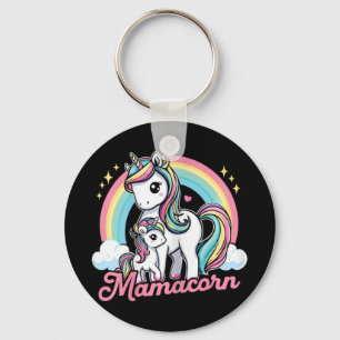 Chaveiro Mamacorn - Engraçada Figurinha de Unicórnio, Mamãe