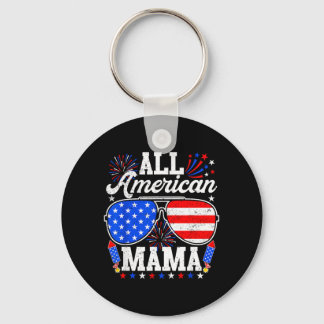 Chaveiro Mamãe Americana Sungles de 4 de Julho para Família