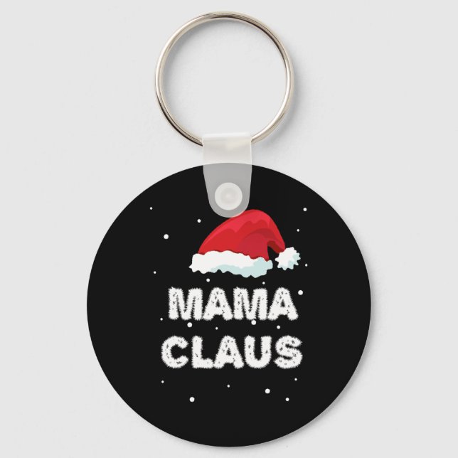 Chaveiro Mamãe Claus - Fato Familiar - Pajama Matando Natal (Frente)