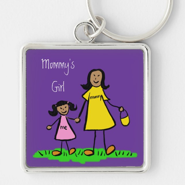 Chaveiro Mamãe da Mãe e Filha (Frente)