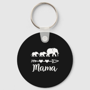 Chaveiro Mamãe elefante 2 bebês crianças mãe de dois adoráv