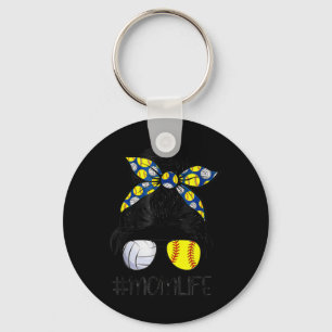 Chaveiro Mamãe Life Sofball Voleibol Mãe Dia de as mães Mes