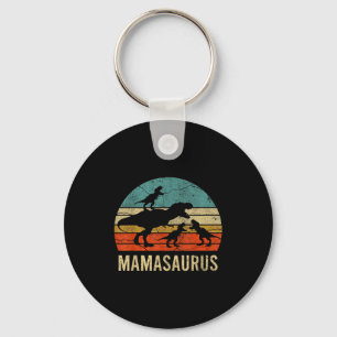 Chaveiro Mamãe mamãe dinossauro engraçado 3 três crianças