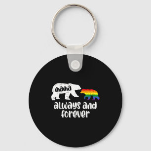Chaveiro Mamãe urso fofa aliada do orgulho gay mês lgbtq mã