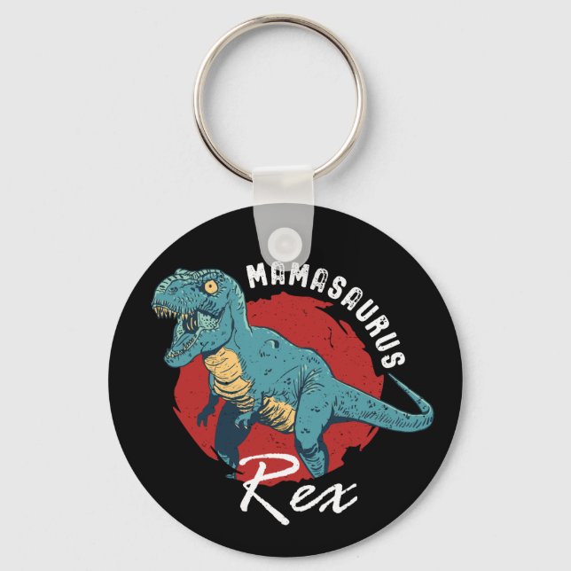 Chaveiro Mamasaurus Rex Funny e T-Rex Dinossauro Bonito Mãe (Frente)